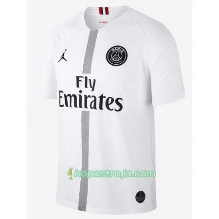 Billiga Fotbollströjor Paris Saint-Germain Jodan Vit Tredje tröja 2018/19 Kortärmad 2018/19 Kortärmad